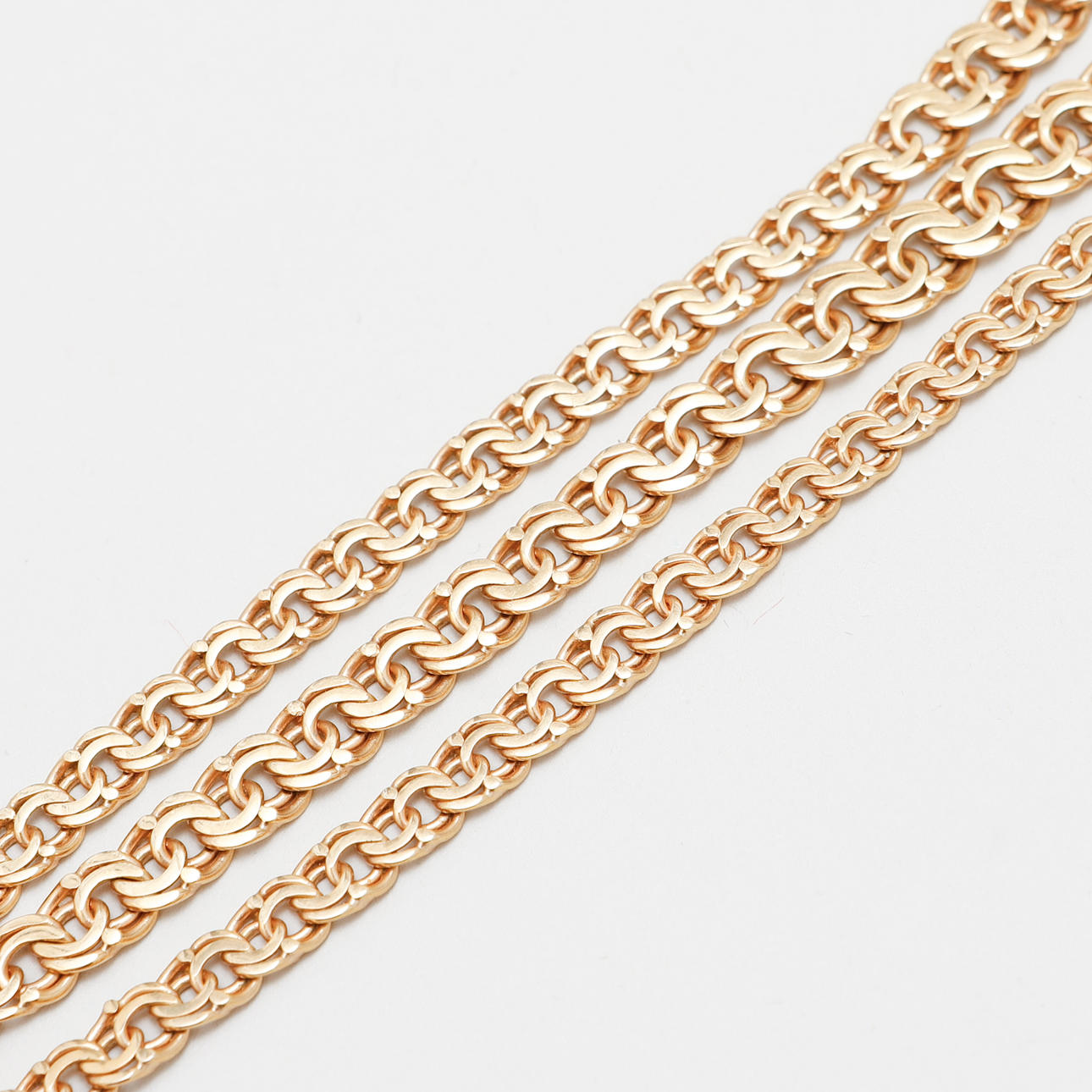 HALSKEDJA, 18k guld, vikt ca 23 gram.