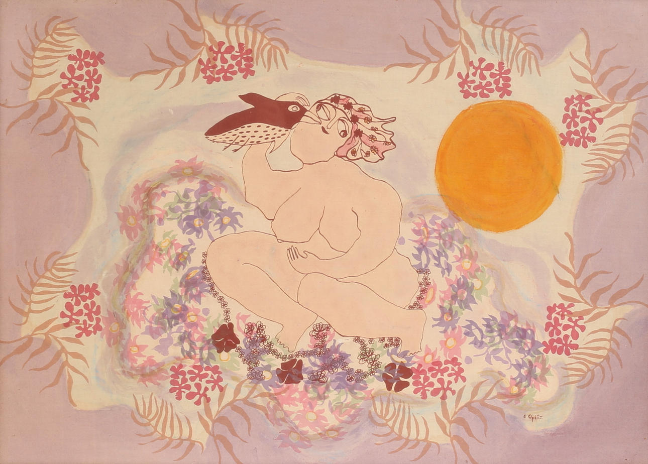 STINA OPITZ. Silkscreen, signed in the print.