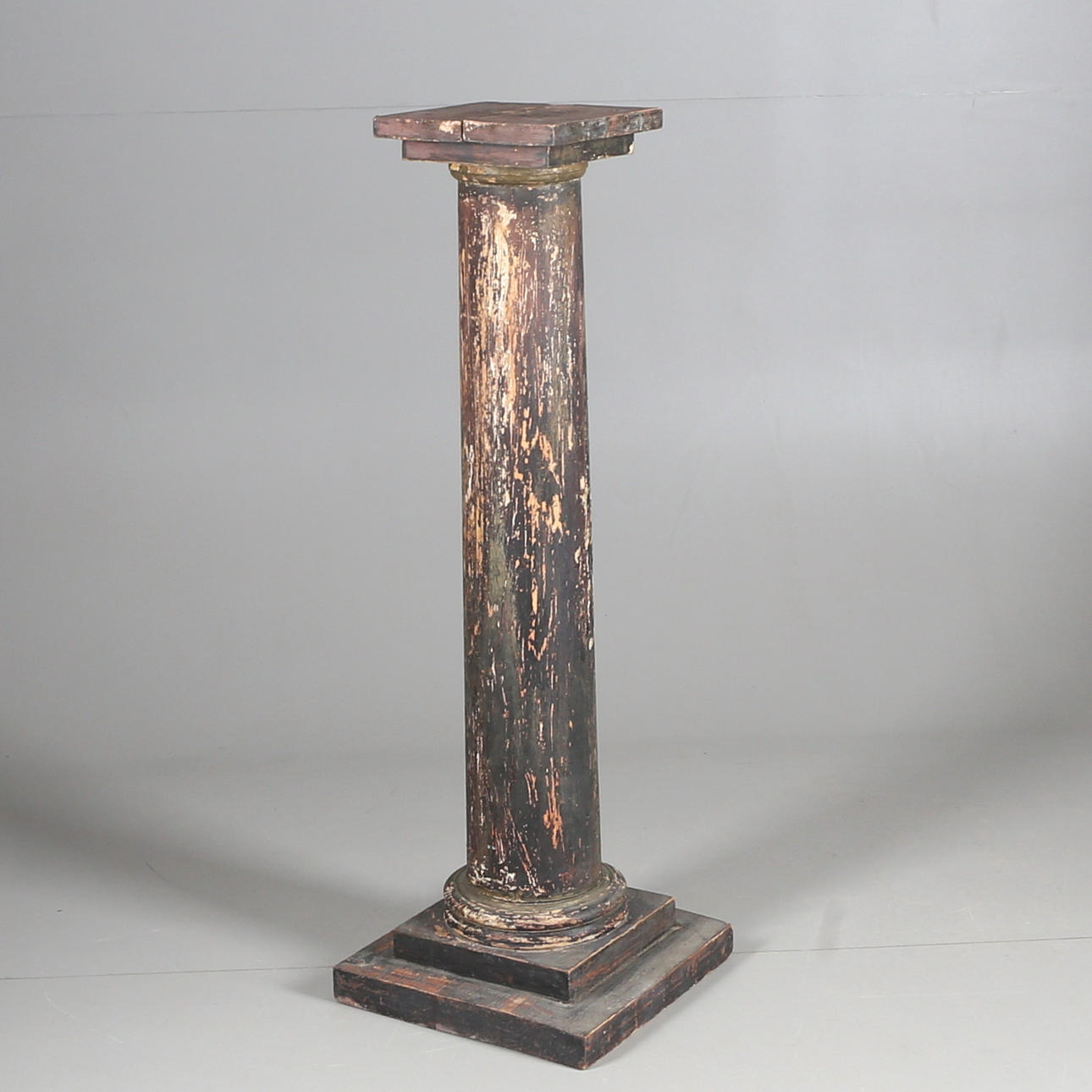 PIEDESTAL, trä, 1800-tal.