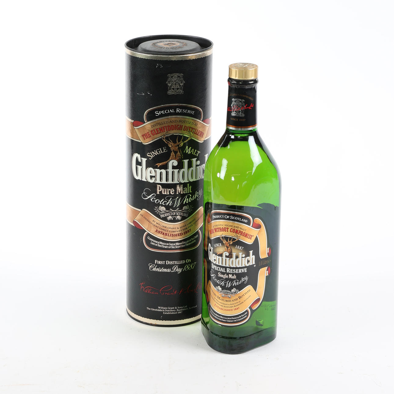 GLENFIDDICH SPECIAL RESERVE SINGLE MALT SCOTCH WHISKY 1887.