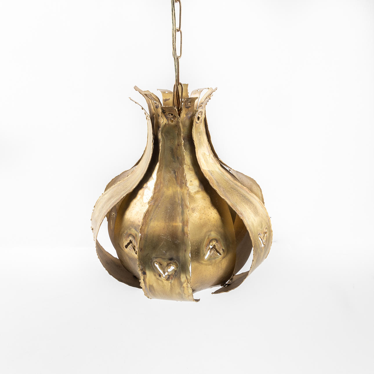 SVEND AAGE HOLM SORENSEN. Ceiling lamp, brass.