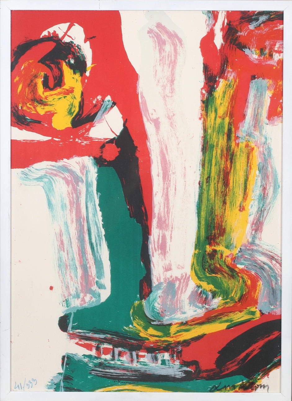 BENGT LINDSTRÖM. Face, lithograph, signed and numbered 41/333.