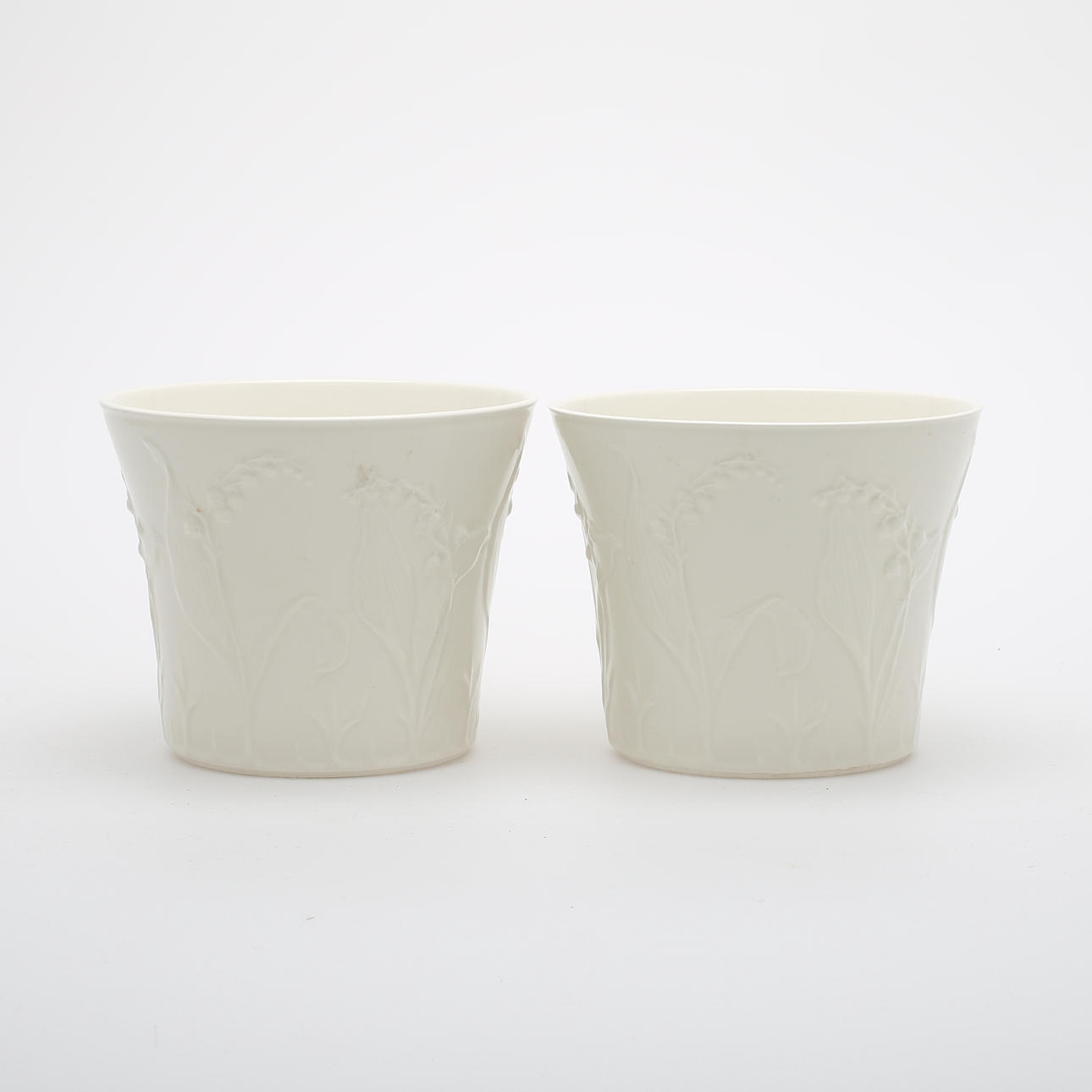 YTTERFODER, ett par, porslin, "Liljekonvalj" Gustavsberg.