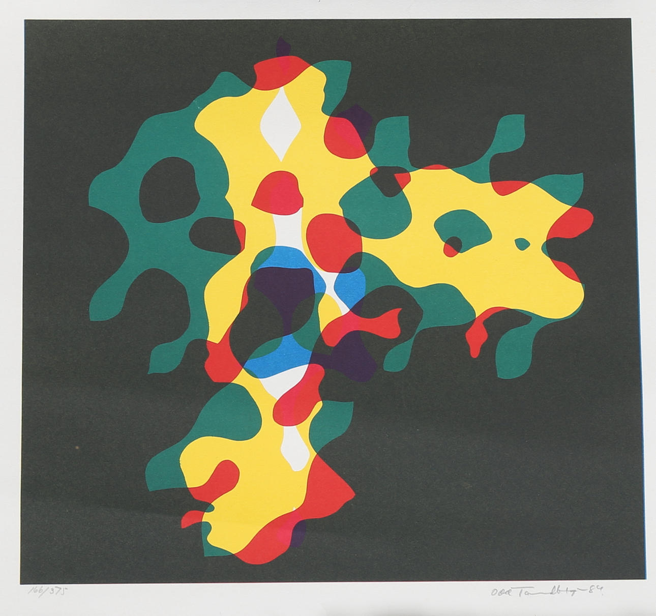 ODD TANDBERG. Färglitografier, 3 st, signerade och numrerade166/375, 321/375 samt 236/375.