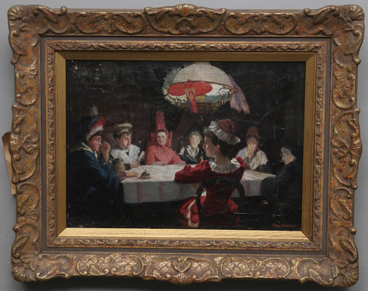 KNUT EKWALL. Olja på duk, signerad.