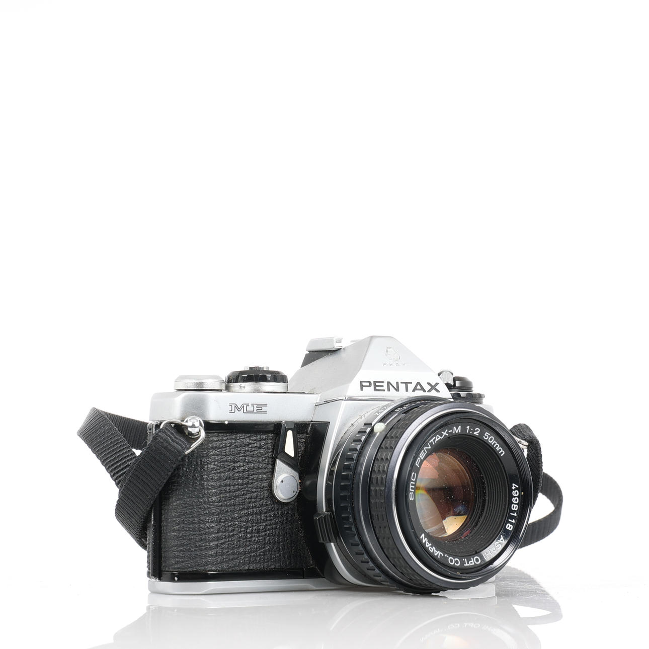 A 1970's Pentax ME camera.