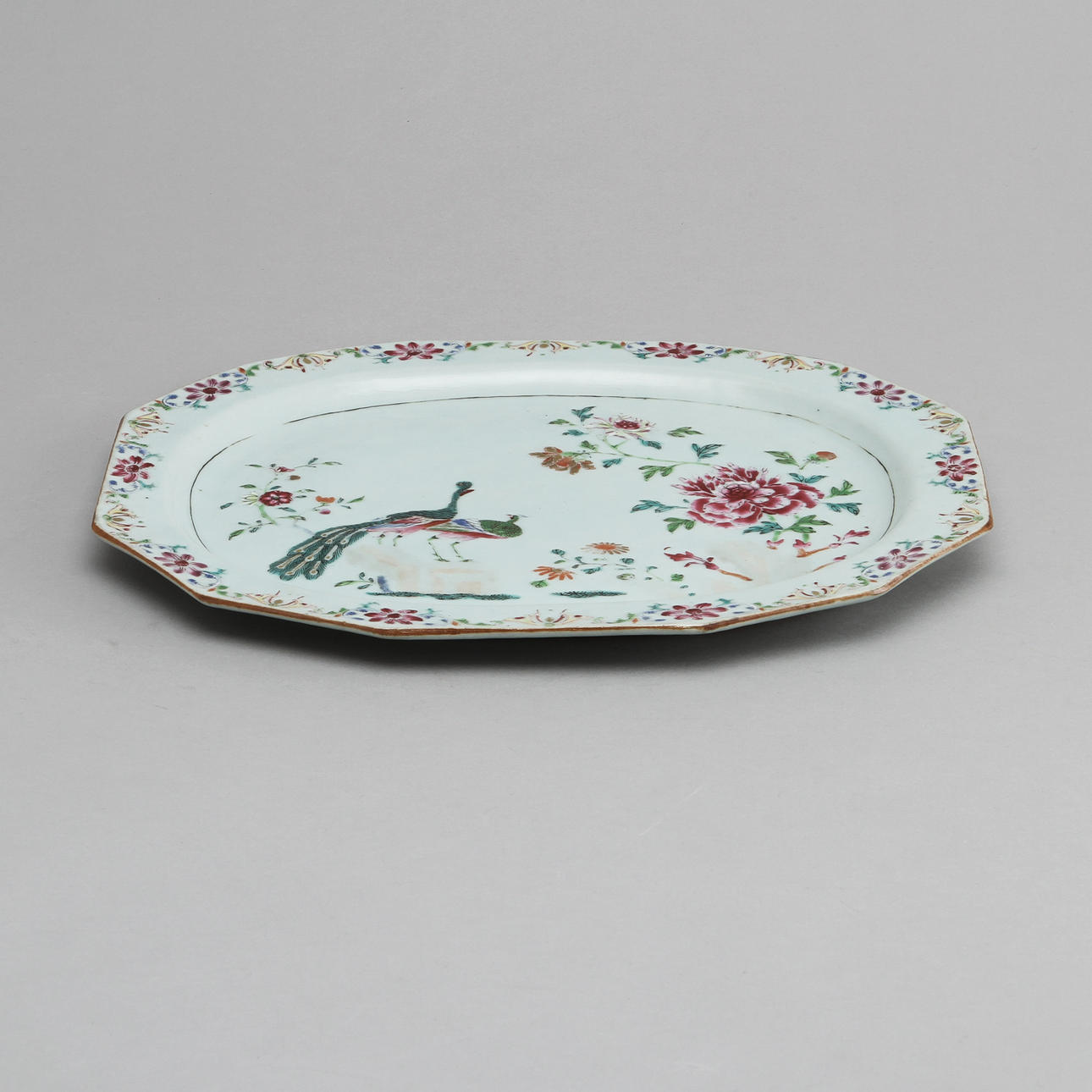 STEKFAT, porslin, Kina, 1700-tal.