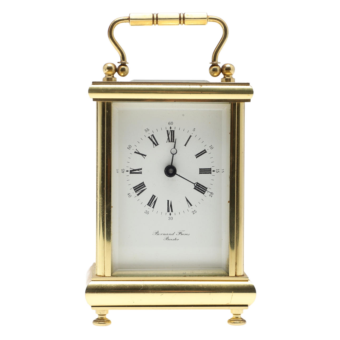 MÄSSINGSHÖLJET VAGNSKLOCKA.