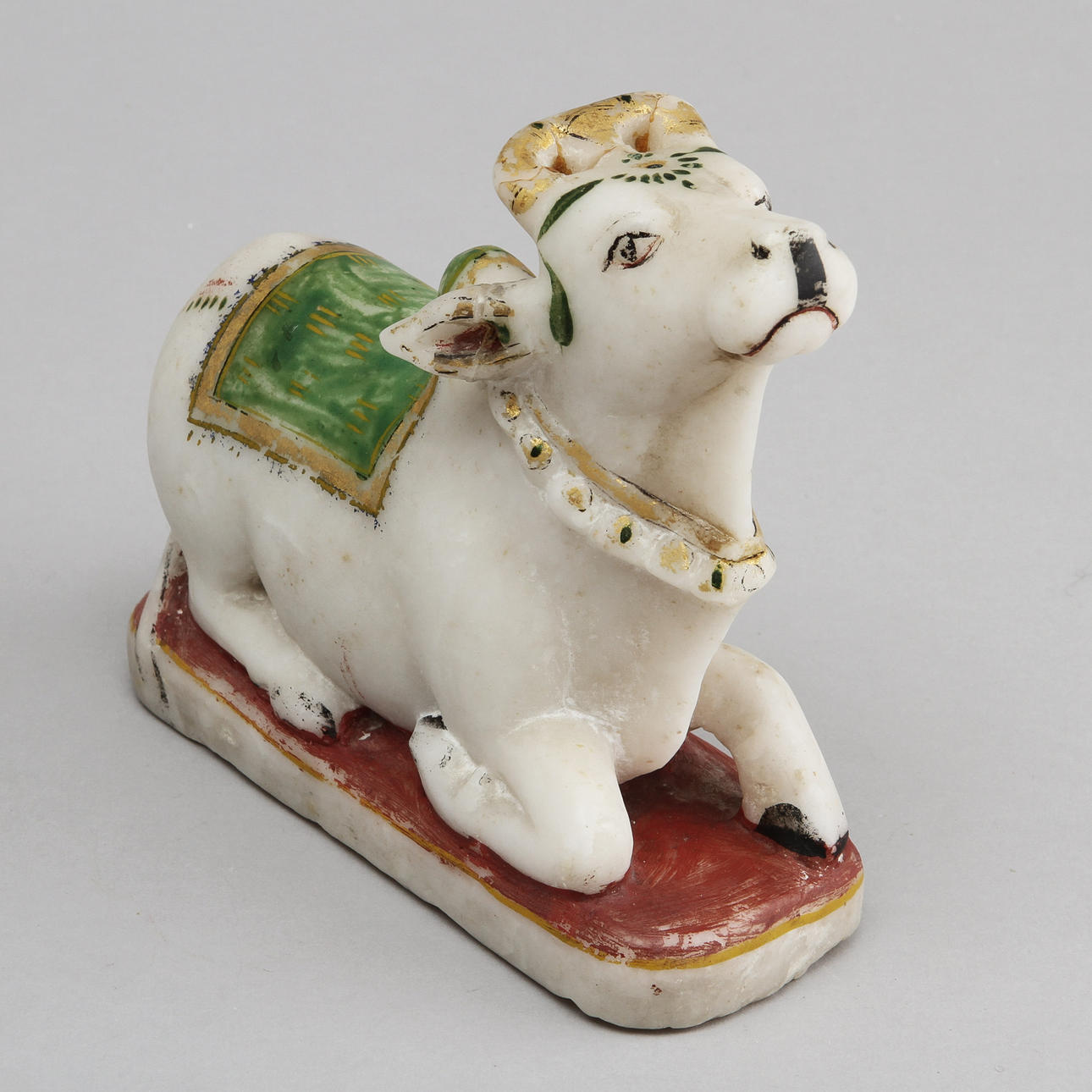 FIGURIN, marmor/alabaster, Indien.