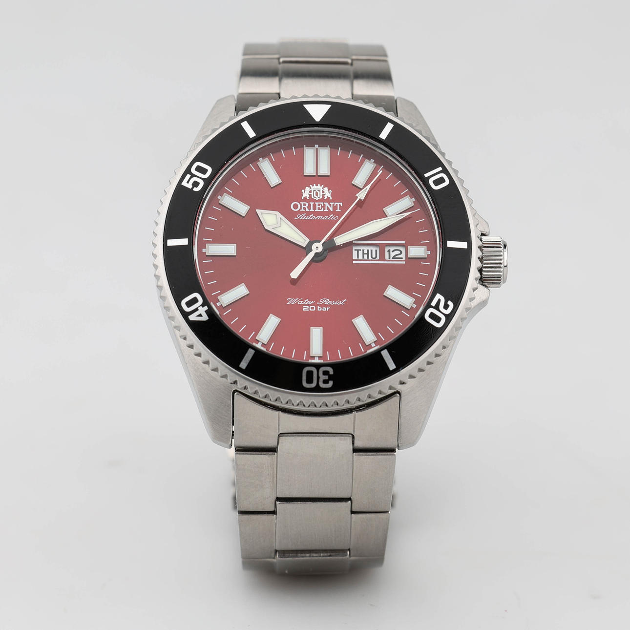ORIENT, wristwatch, steel, automatic assignment, date, day, Japan.