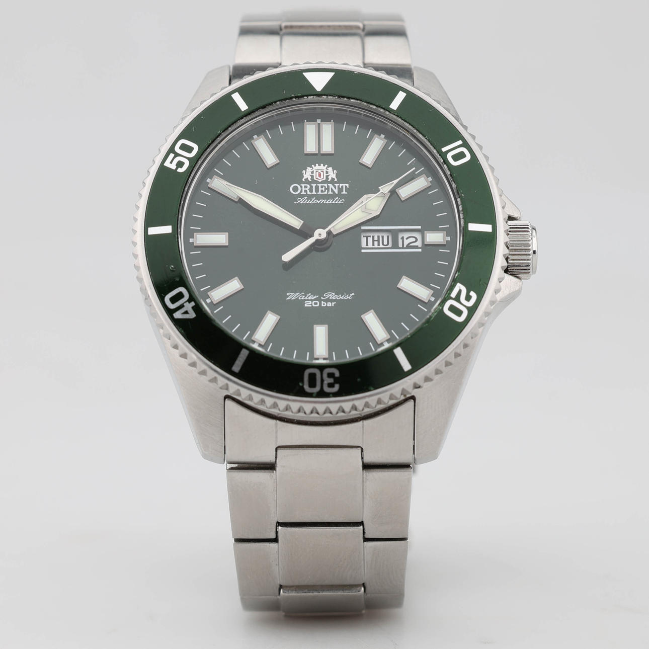 ORIENT, wristwatch, steel, automatic assignment, date, day, Japan.