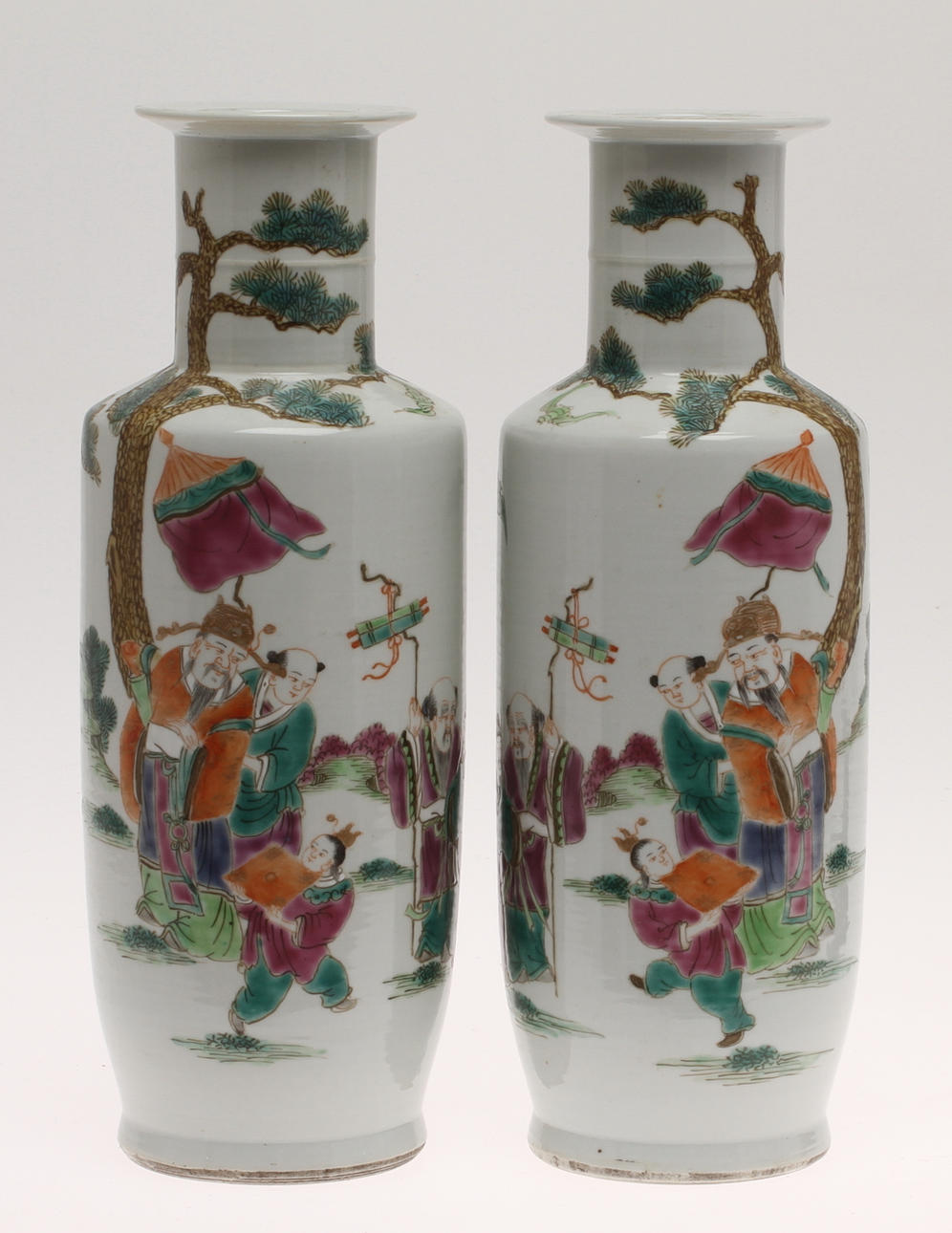 VASER, ett par, porslin, Kina.