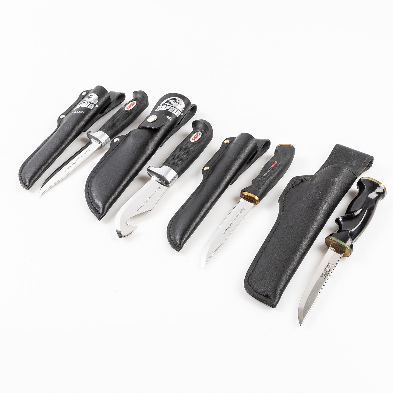 KNIVES, 4 pcs, blue Rapala.