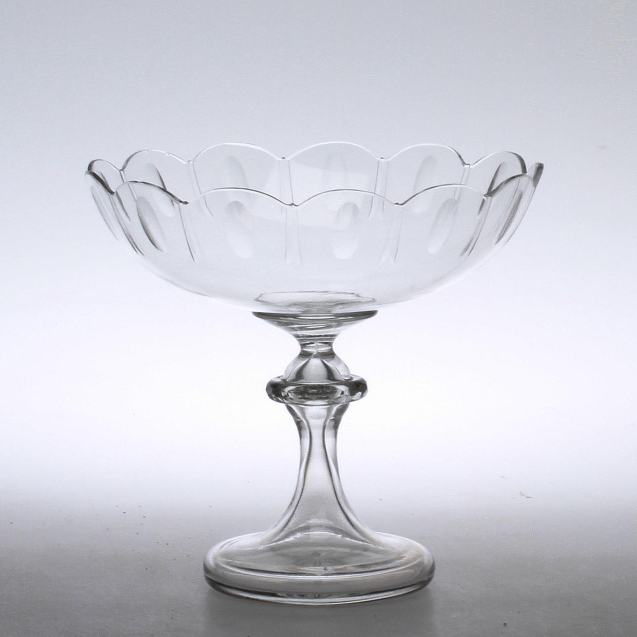 SKÅL PÅ FOT, glas, 1900-talets början.