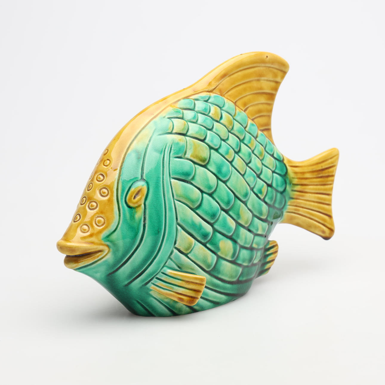 GUNNAR NYLUND. FIGURINE “fish” ceramic signed Rörstrand.