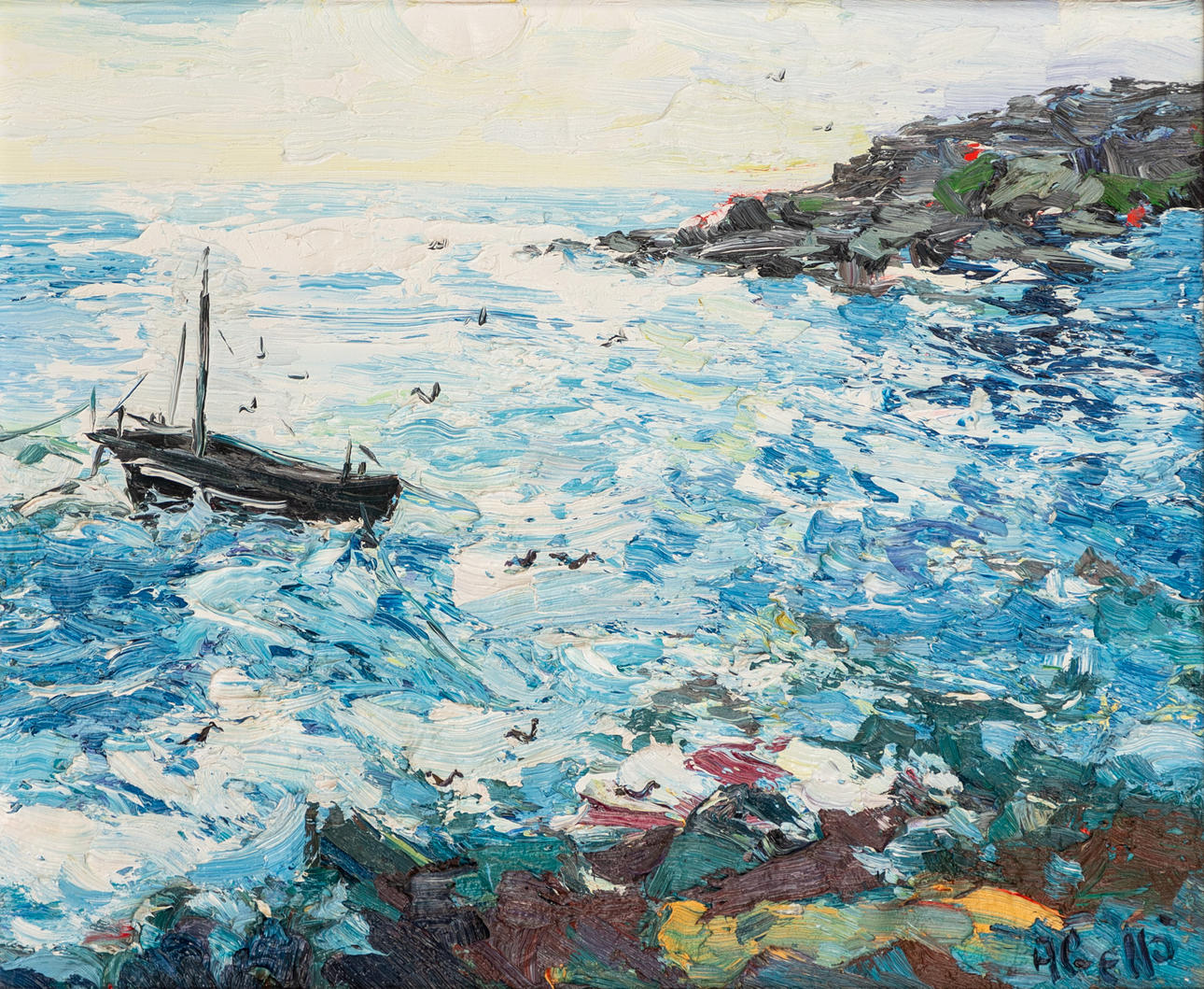 JOAN ABELLÓ PRAT (1922-2008). Cadaques.