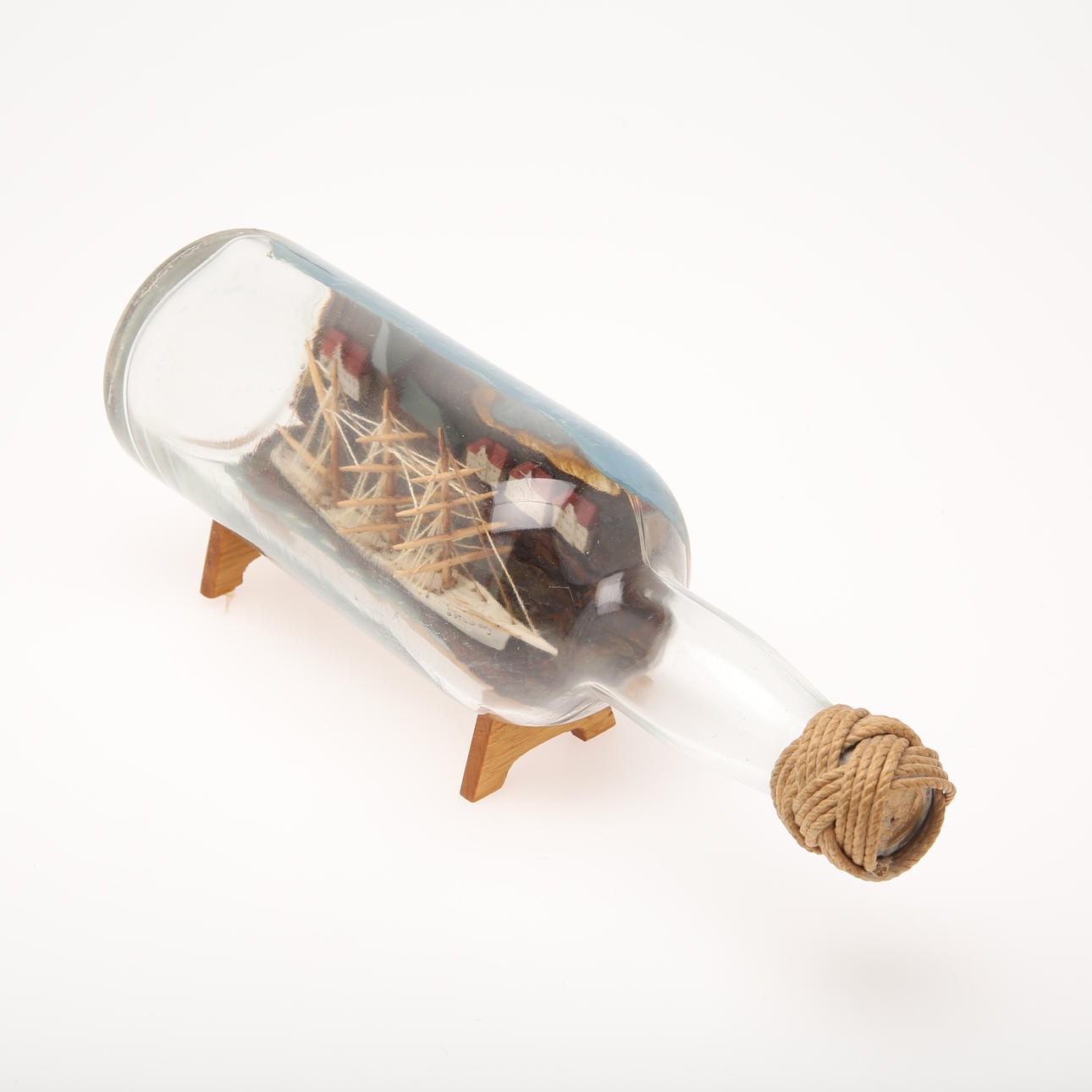 BOTTLE SHIP, contains diorama.