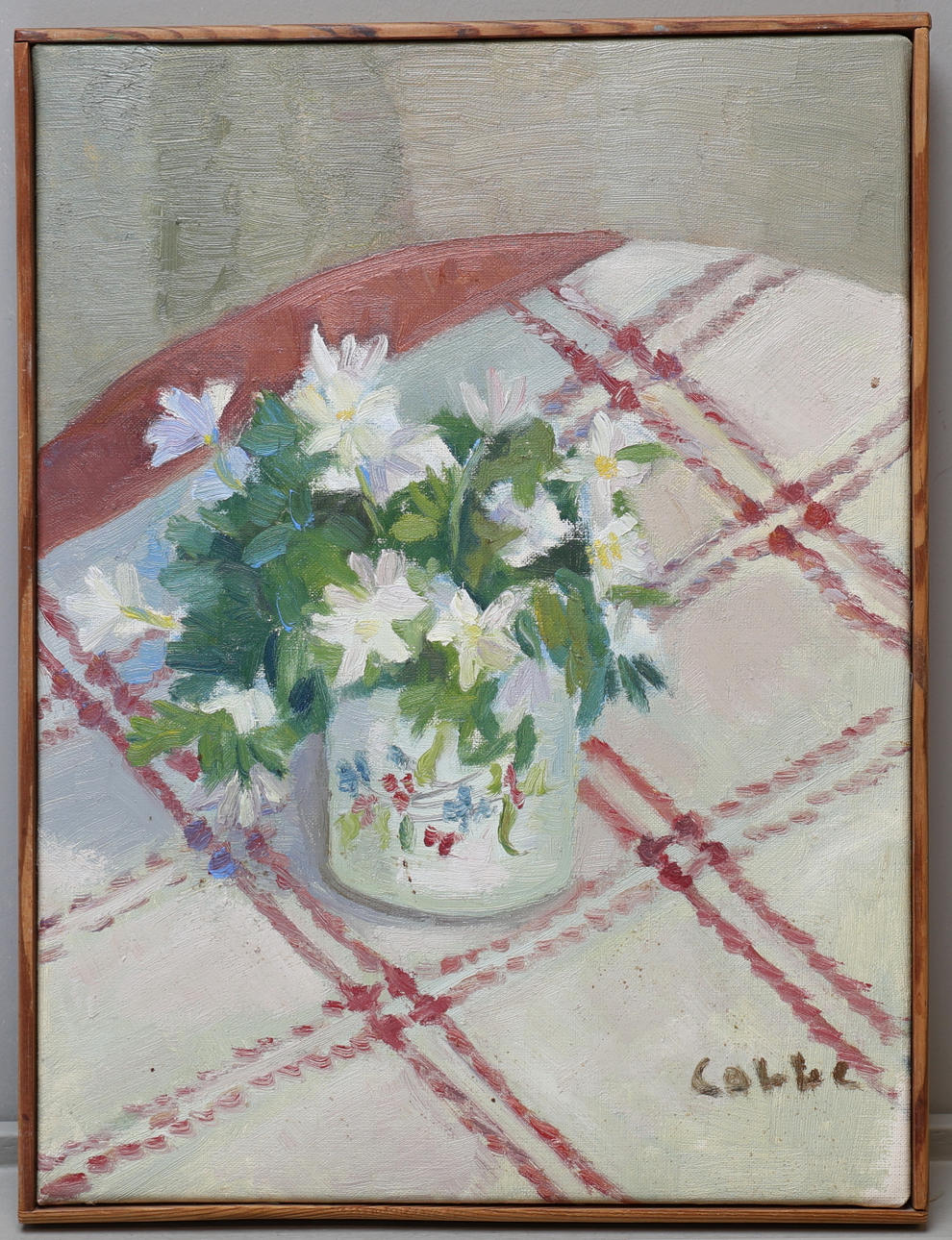 ERIKA-KOHL. Öl auf Leinwand, signiert.