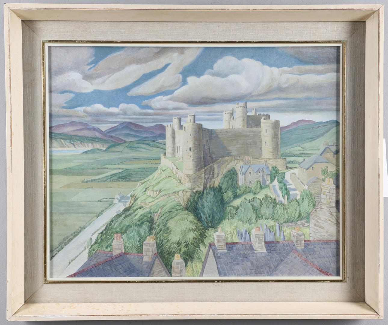 JOAN AYLING (1907-1993). HARLECH CASTLE.