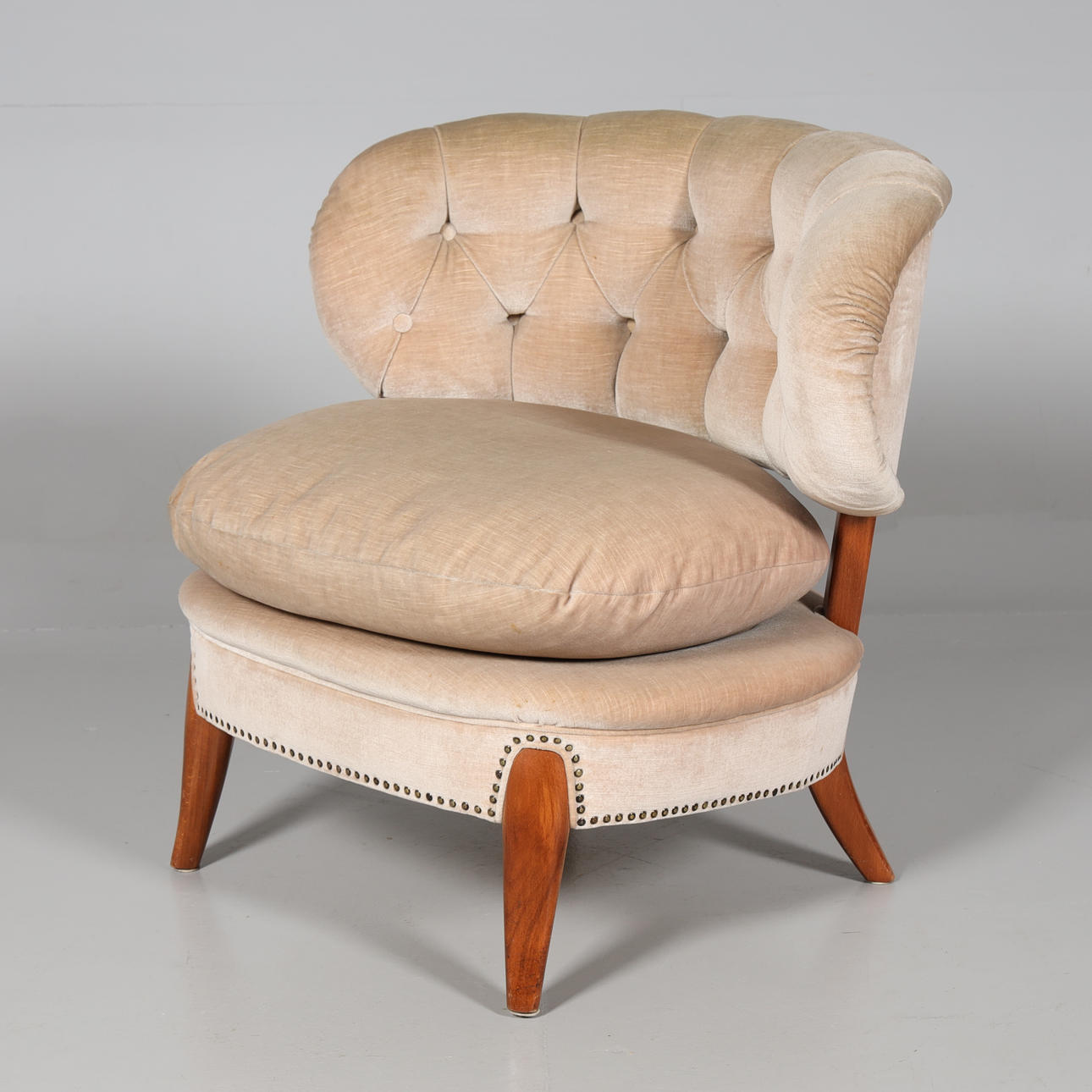 OTTO SCHULZ. FÅTÖLJ, "Schulz", Boet, 1900-tal.