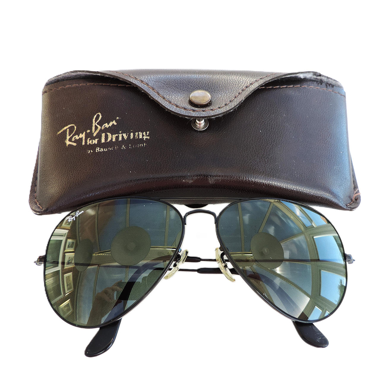 VINTAGE RAY-BAN AVIATOR DRIVING SUNGLASSES BAUSCH & LOMB 