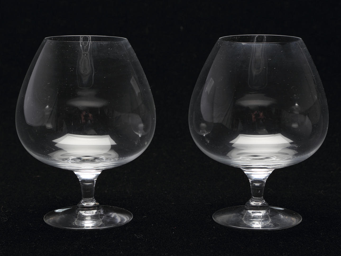 COGNACSKUPOR, 2 st, "Hald", Edward Hald, Orrefors, 1900-tal.