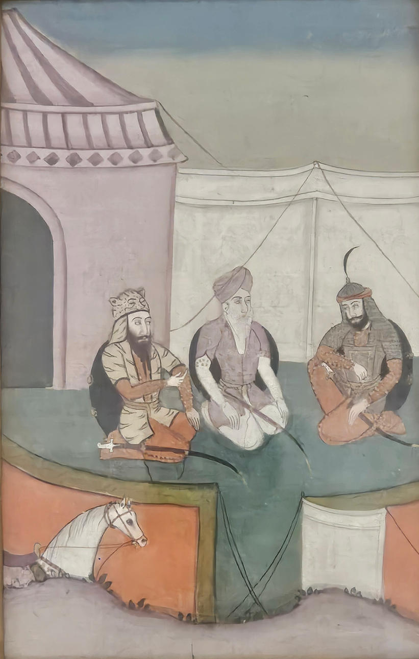 Ein Aquarell, Indien, 17./19. Jahrhundert.