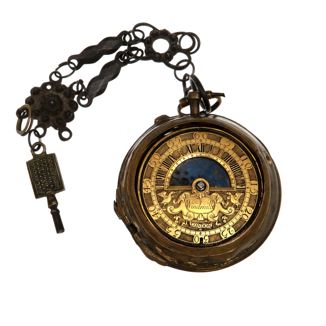 FICKUR, delvis 18k guld, Joseph Windmills, London.