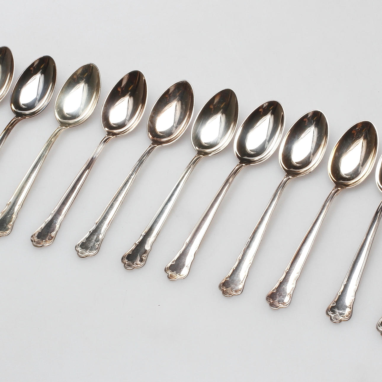 TESKEDAR, 13 st, ca 174 gram, silver.