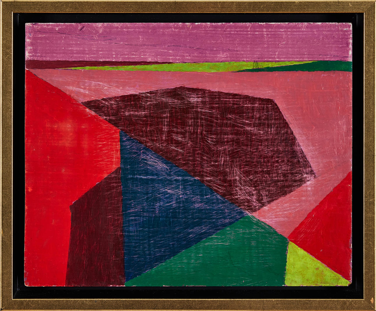 WALDEMAR LORENTZON. Cubist composition.