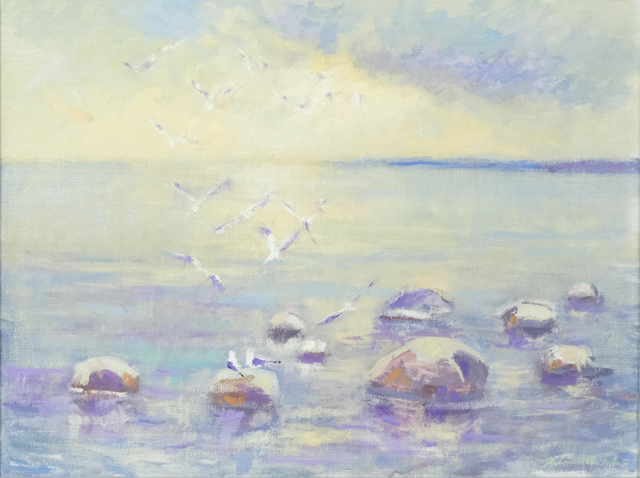 HELMUTH WICKSTRÖM. OIL ON CANVAS.