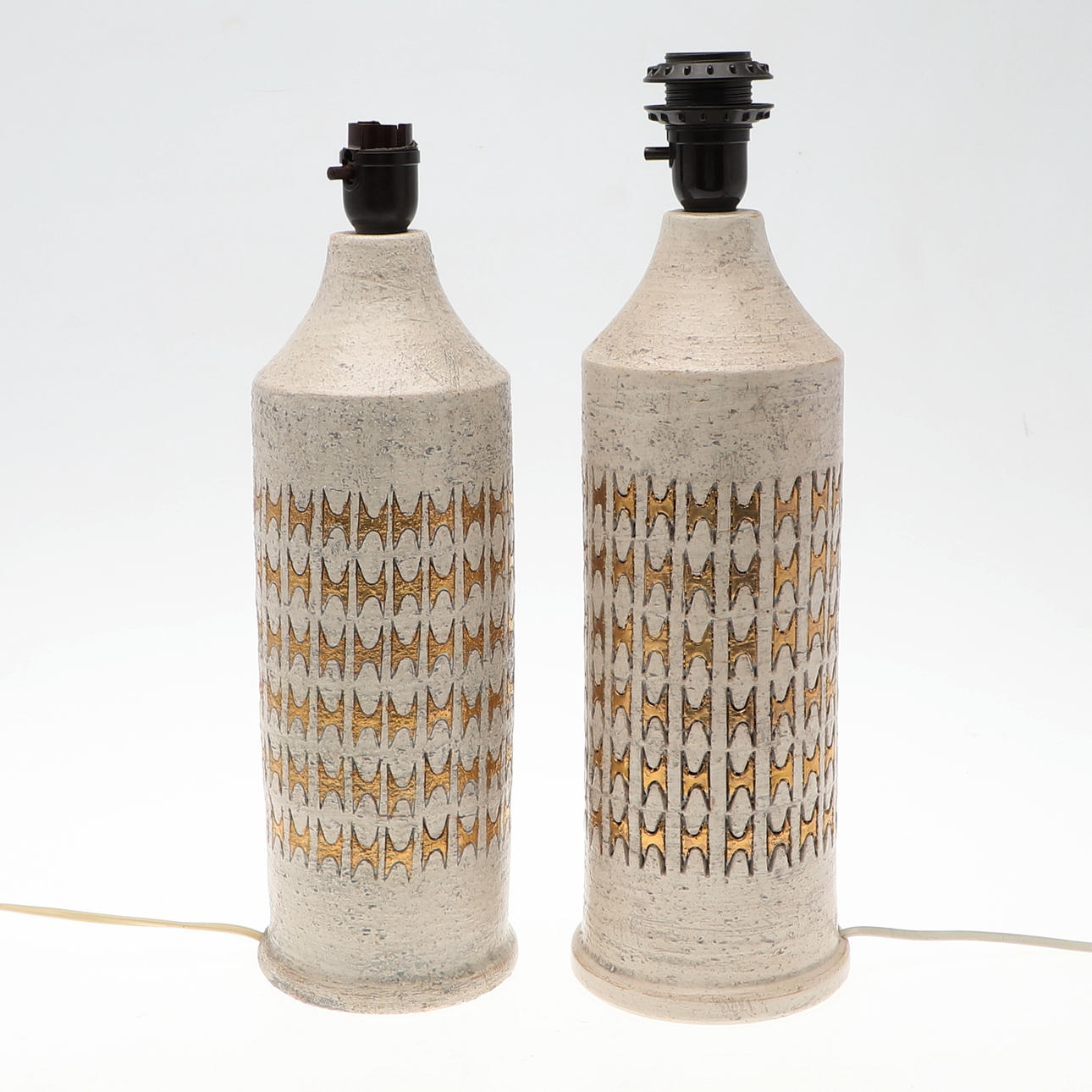 BORDSLAMPOR, ett par, Bitossi, Bergboms.