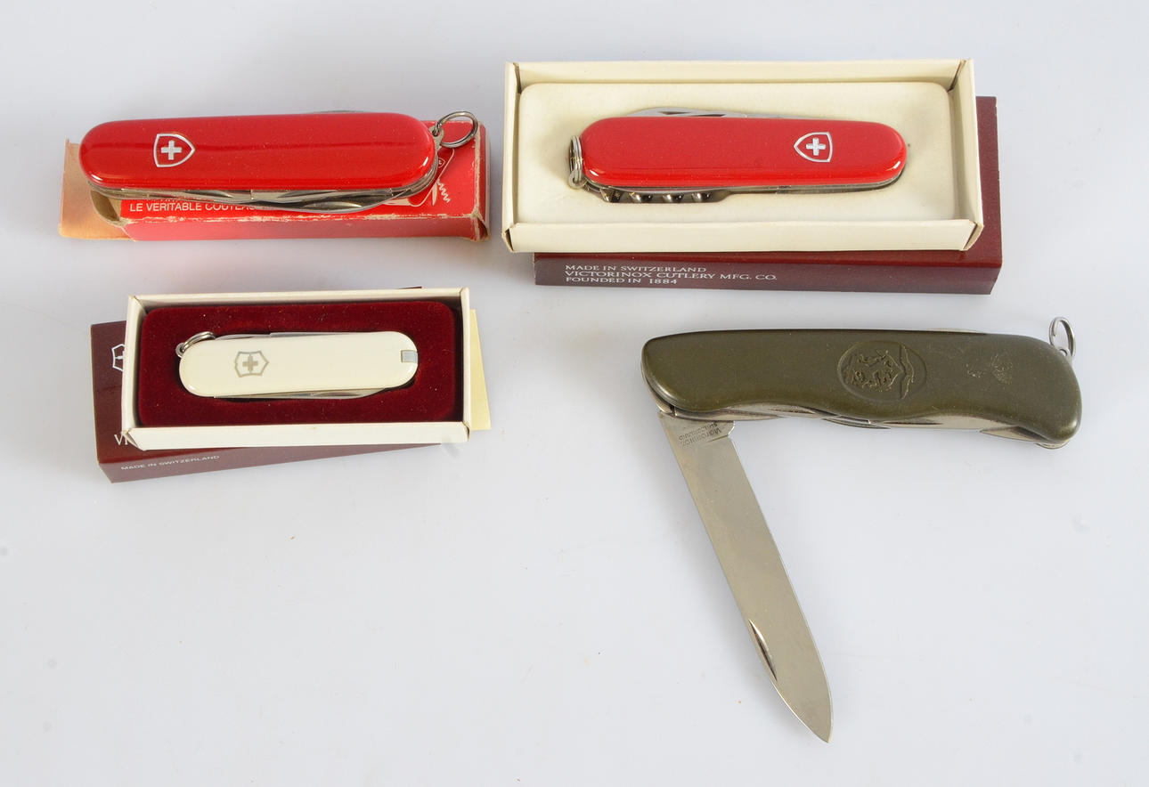 FICKKNIVAR, Victorinox, 4-stycken.