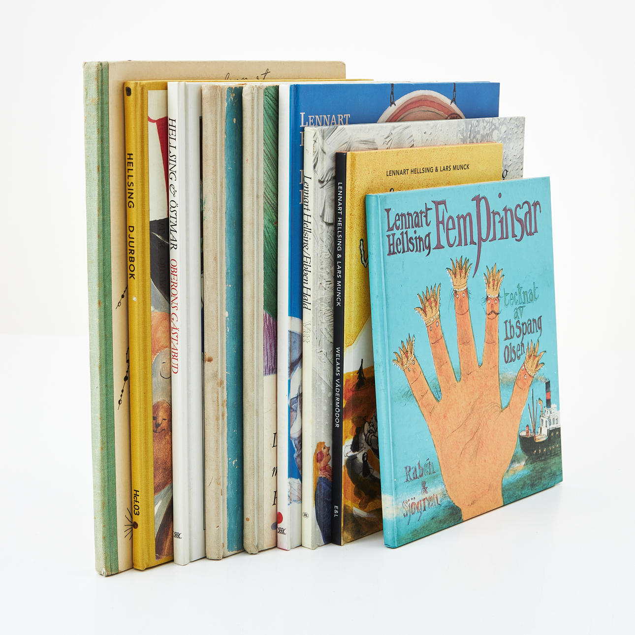 LENNART HELLSING. SAMLING BARNBÖCKER, 9 VOLYMER.