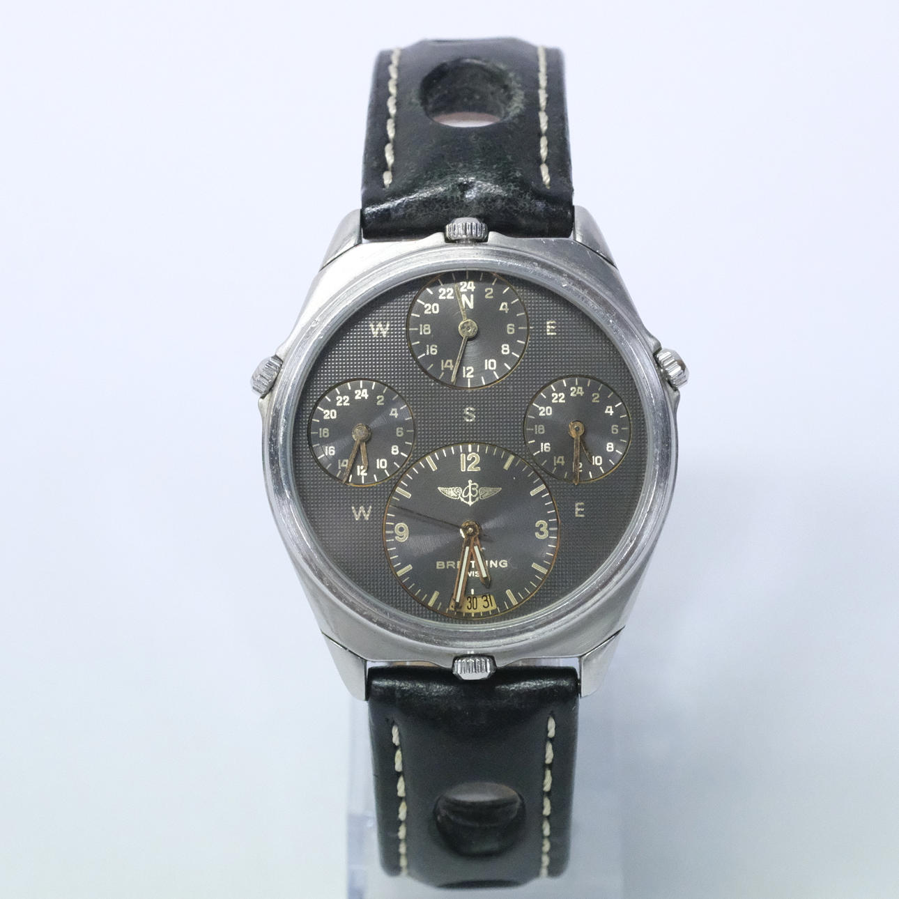 MEN'S WRISTWATCH, BREITLING, “WORLD TIMER”.