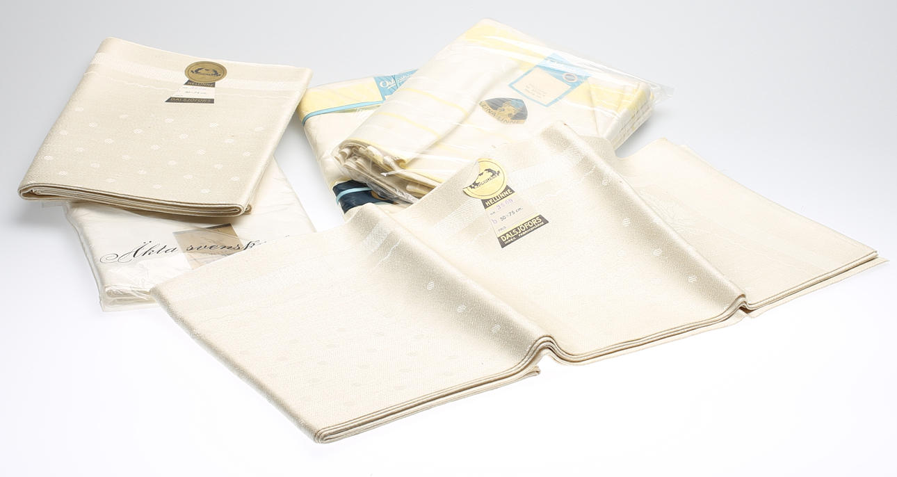 DUKAR, 5 st, linne, bla Björnlinne, Dalsjöfors.