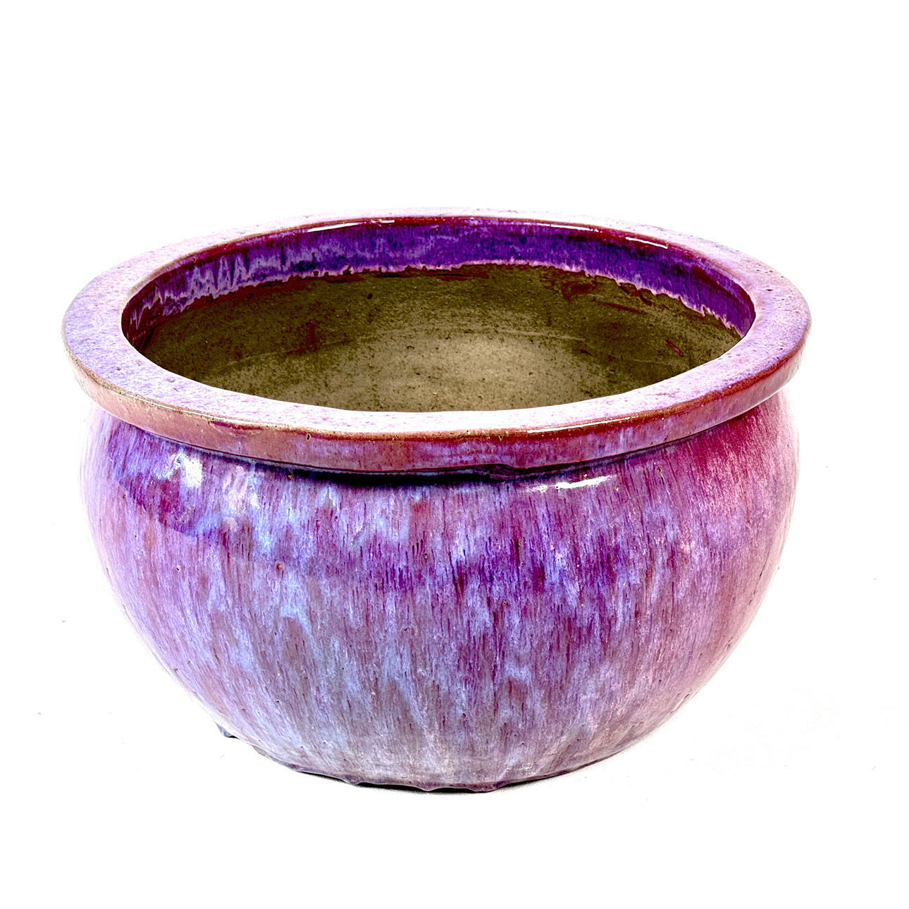 LARGE CHINESE ZHUN GLAZED CERAMIC PLANTER. Ceramics & Porcelain ...