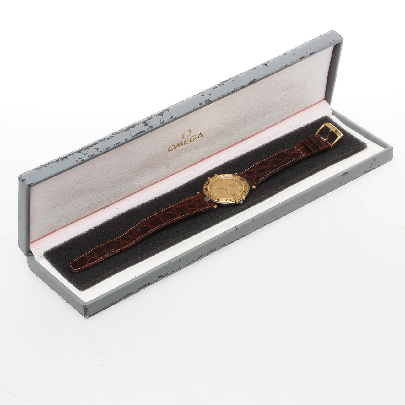 ARMBANDSUR, Omega Constellation, quartz, Cal 1379, ETA V8 210.011, stål.