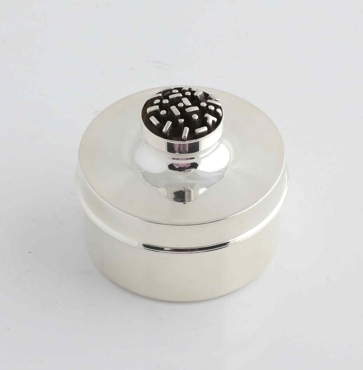 ERIC LÖFMAN. lockbox, silver, MGAB, Uppsala, 1975, Signed.