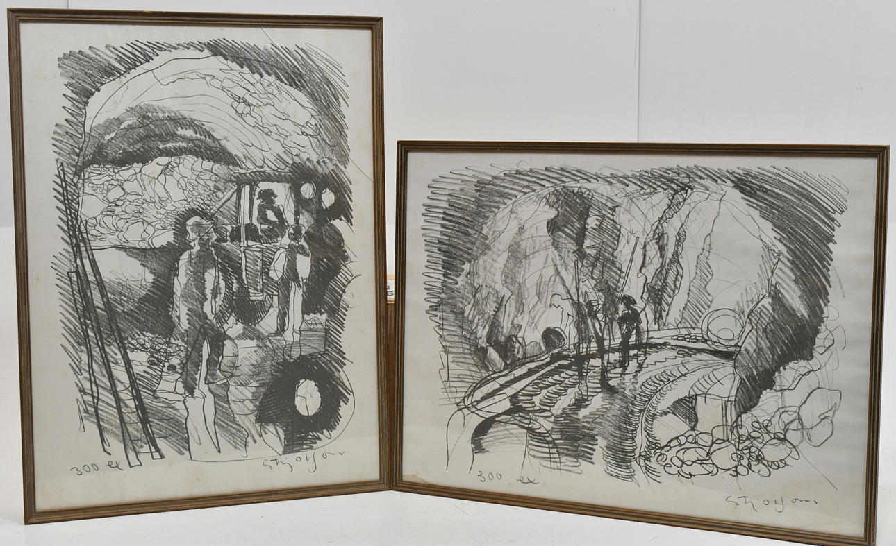 STIG OLSSON. 2 lithographs, 300 copies.