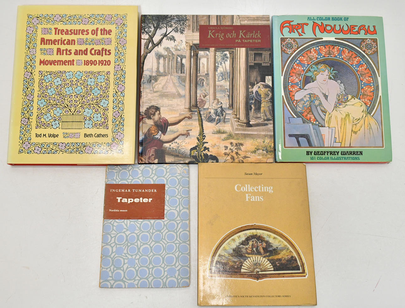 Hintergrundbilder, Kunst und Sammlungen. 5 Bände.