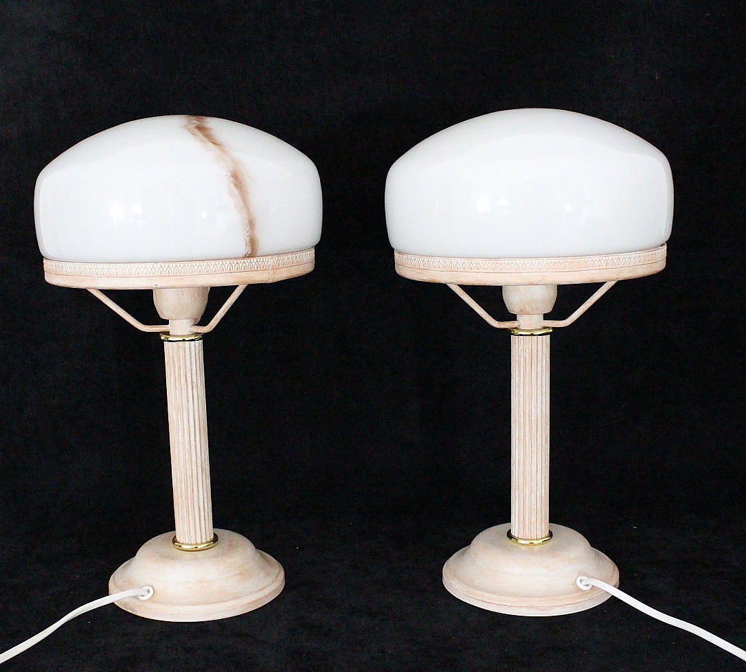 LAMPOR, 2 st, glas, metall.