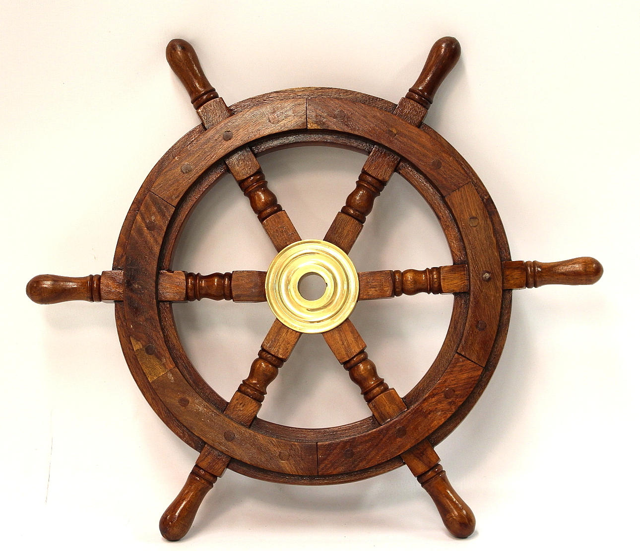 BÅTRATT, trä mässing.