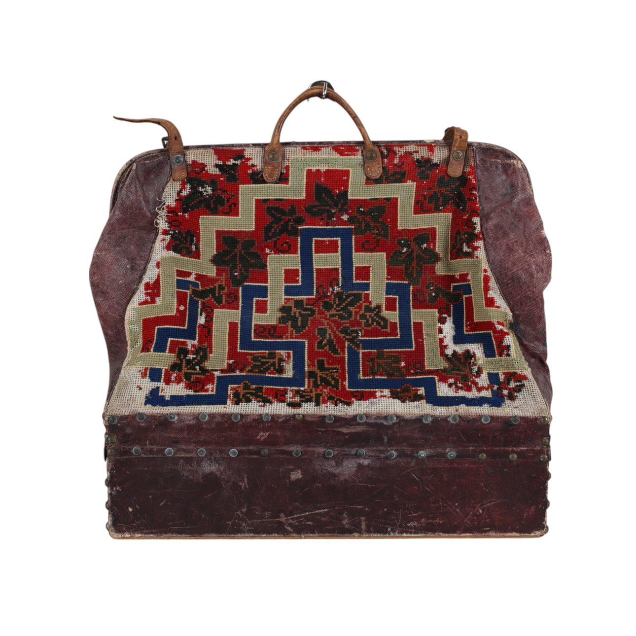 An orientated carpetbag, 20th century.