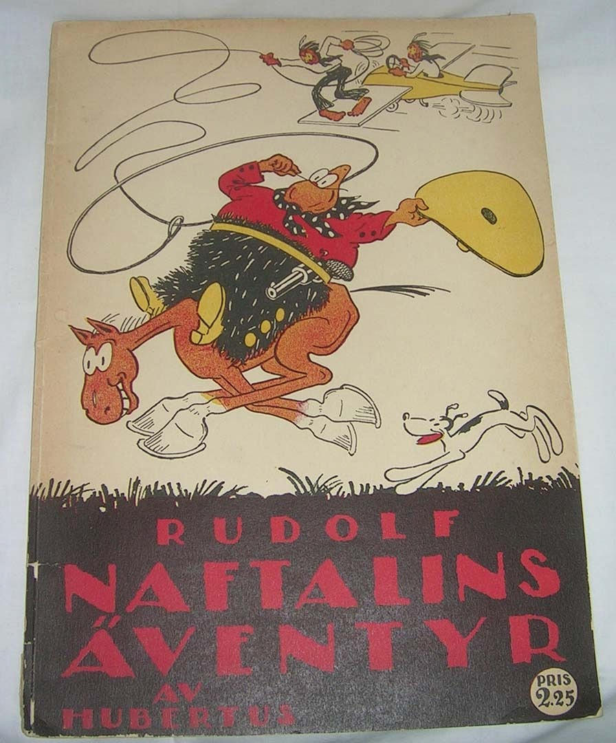 SERIER. Rudolf Naftalins Äventyr av Hubertus. (Hubert Lärn).