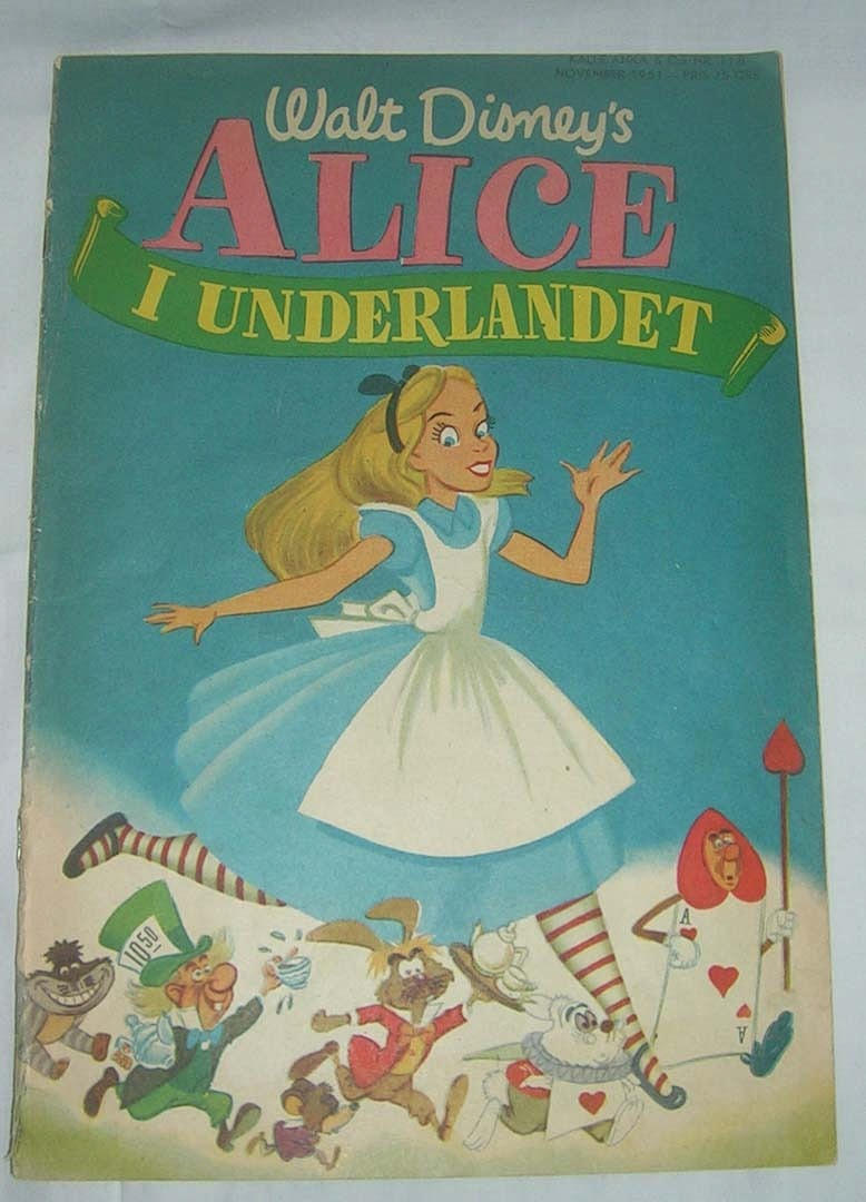SERIER. Walt Disney's Alice i Underlandet.