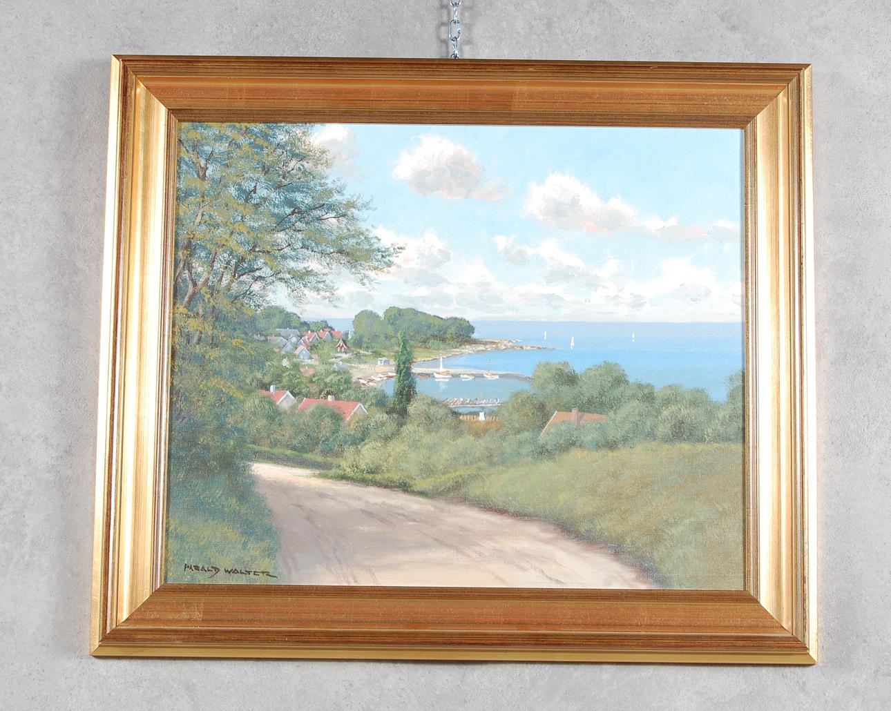 HARALD WALTER. olja på duk " Arild ".