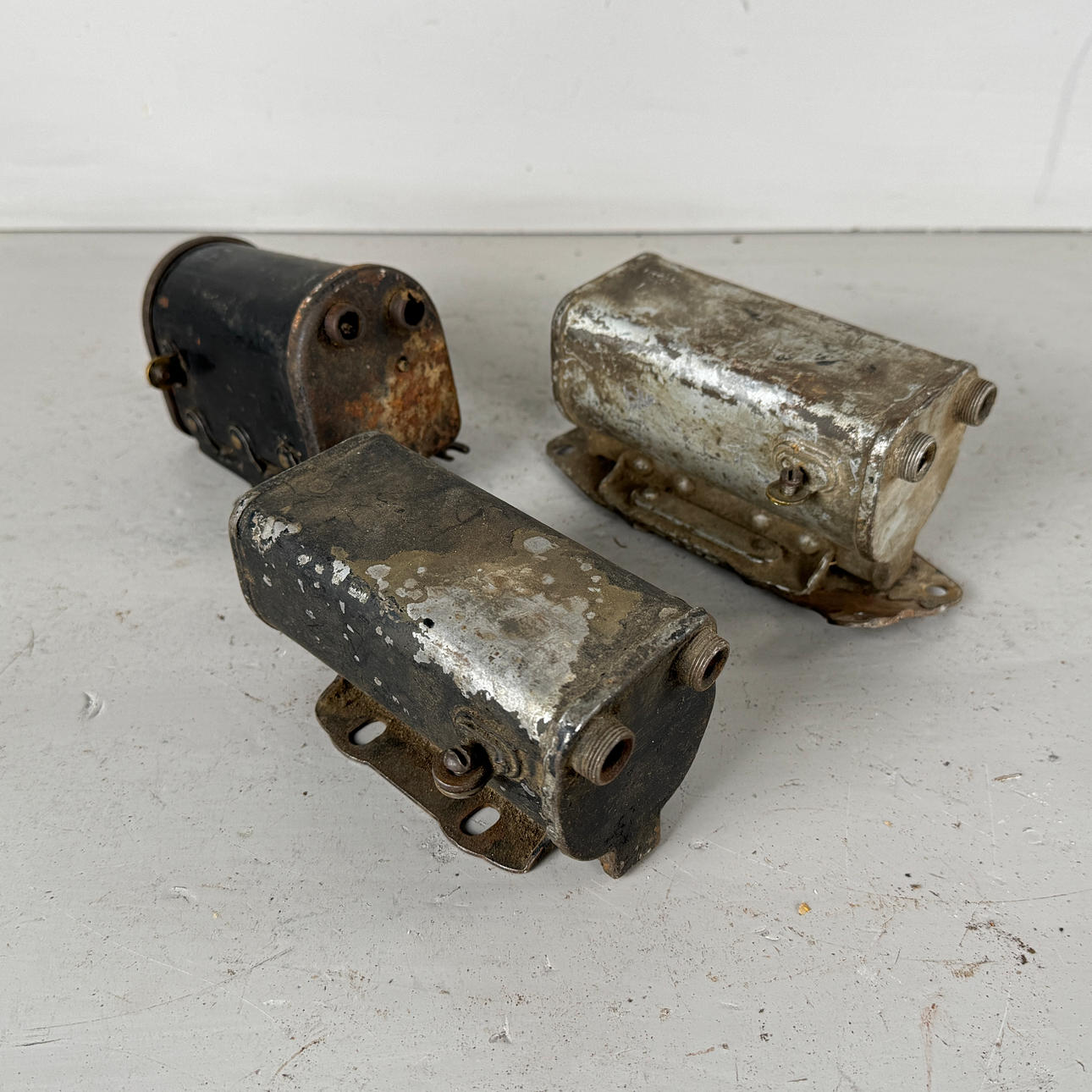 A HARLEY DAVIDSON, 3 J/JD ignition coils, 1920-30's.
