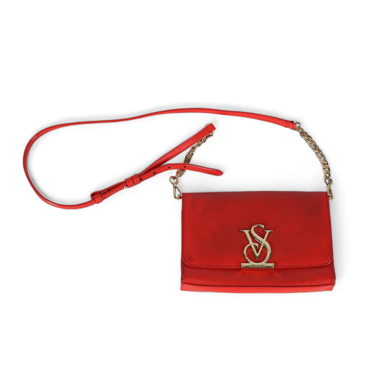 BAG, Victoria Secret, leather/polyester, label marked, tray marked.