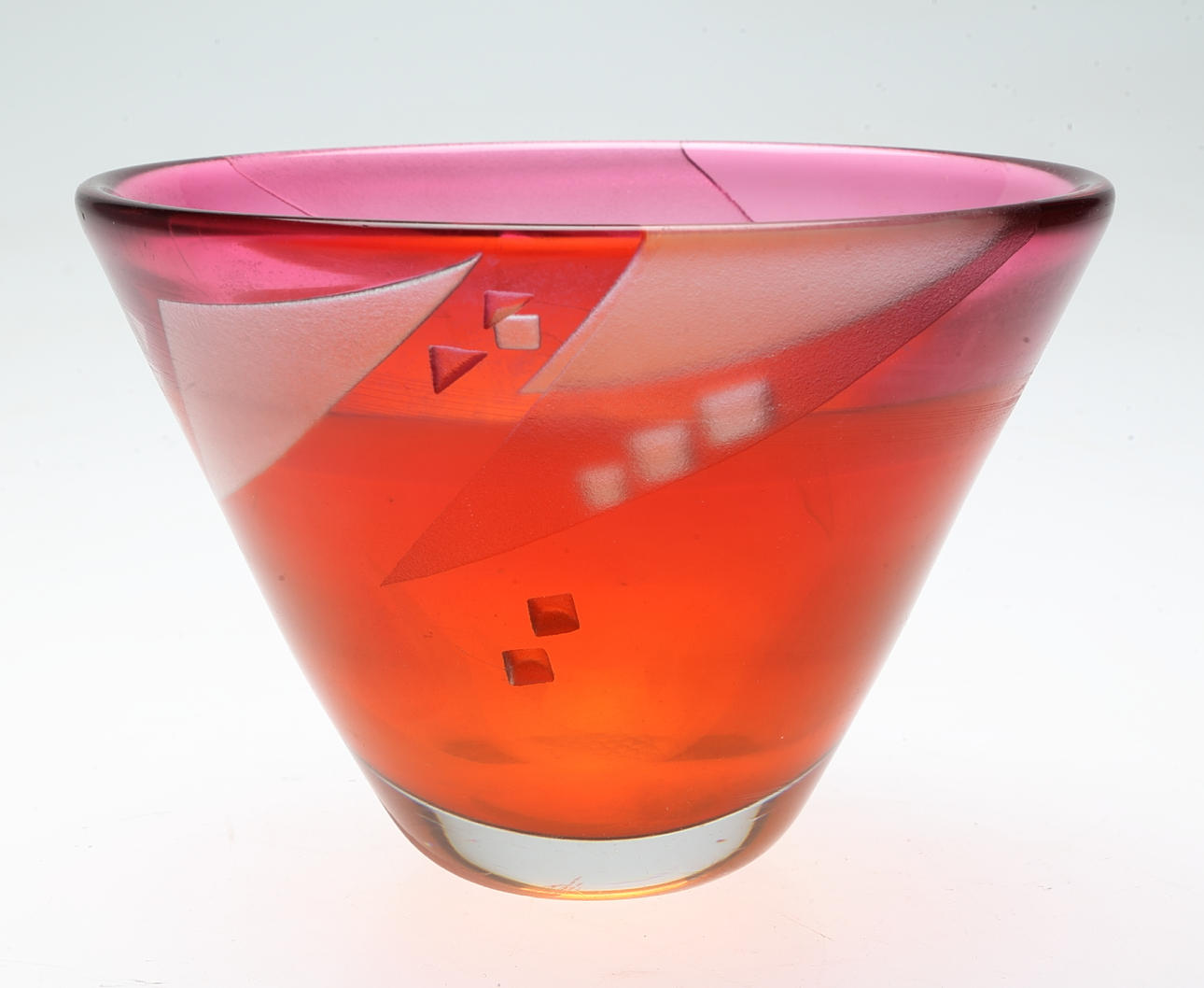 SKÅL, glas, möjligen Bertil Vallien.